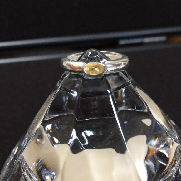 Sterling silver and Citrine Ring size 6 - Picture 1 of 10